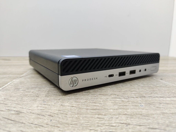 Неттоп HP ProDesk 600 G3 Desktop Mini USFF / Intel Core i5-7500T (4 ядра по 2.7 - 3.3 GHz) / 8 GB DDR4 / 240 GB SSD / Intel HD Graphics 630 / Блок питания б/у - изображение 4