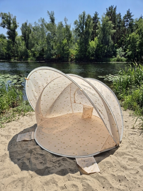 Пляжний намет автоматичний Pop-Up, 145х125х108 см - изображение 3