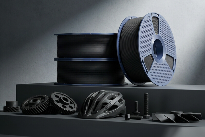 Філамент (пластик для 3D-принтера) SUNLU PETG-CF 0101 Black 1,75 мм 1 кг - зображення 7