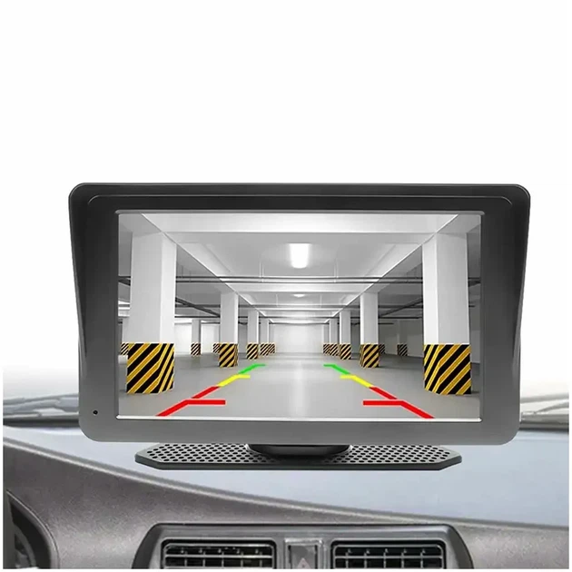 Бездротова мультимедійна система 7 дюймів IPS екран CarPlay 701W для авто з адаптером живлення та AUX кабелем - зображення 5