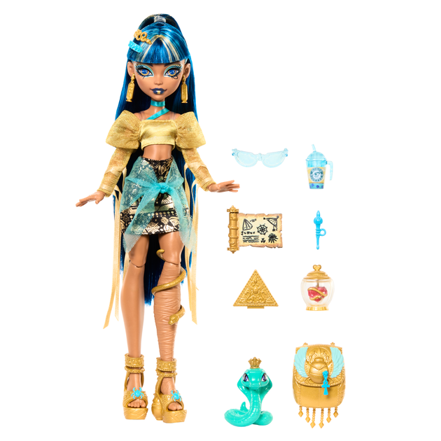 Lalka podstawowa Monster High Cleo de Nile (194735230426) - Zdjęcie 4 Lalka podstawowa Monster High Cleo de Nile (194735230426) - obraz 4