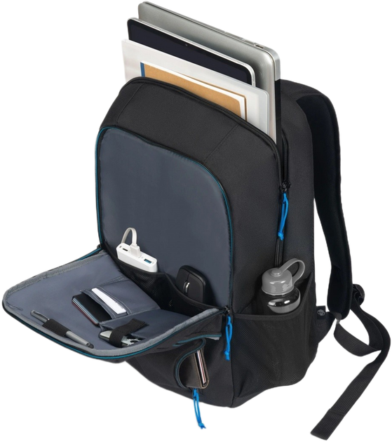 Plecak do laptopa Dicota SPIN II 13-16" Black-Blue (D32117-RPET) - Zdjęcie 4 Plecak do laptopa Dicota SPIN II 13-16" Black-Blue (D32117-RPET) - obraz 4