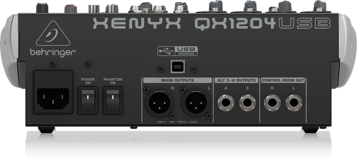 Мікшерний пульт Behringer Xenyx QX1204USB (4033653013079) - Фото 5 Мікшерний пульт Behringer Xenyx QX1204USB (4033653013079) - зображення 5