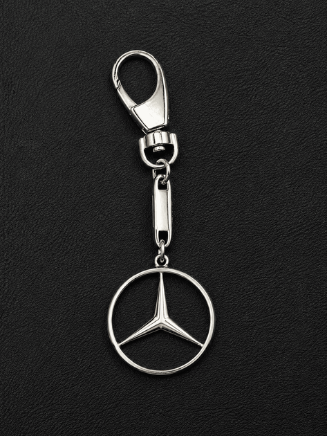 Брелок из белого золота Mercedes (Мерседес) (з9003) - Фото 2 Брелок из белого золота Mercedes (Мерседес) (з9003) - изображение 2