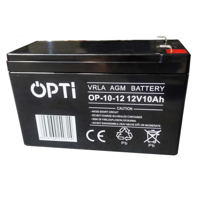 Акумулятор Volt Polska AGM OPTI 12V 10Ah VRLA - Фото 1 Акумулятор Volt Polska AGM OPTI 12V 10Ah VRLA - зображення 1