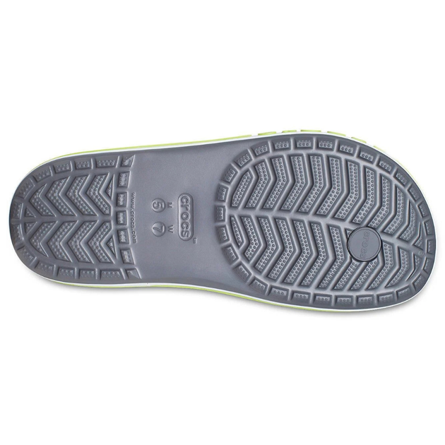 Тапочки Crocs Bayaband Flip 42 р 27-27.5 см Серые 205393-4CC-M9/W11 Charcoal - Фото 6 Тапочки Crocs Bayaband Flip 42 р 27-27.5 см Серые 205393-4CC-M9/W11 Charcoal - изображение 6