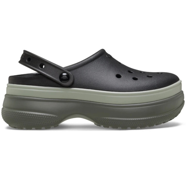 Сабо Crocs Classic Stacked Clog 36-37 р 22.5-23 см Чорні 211355-M4/W6 Black - Фото 1 Сабо Crocs Classic Stacked Clog 36-37 р 22.5-23 см Чорні 211355-M4/W6 Black - зображення 1