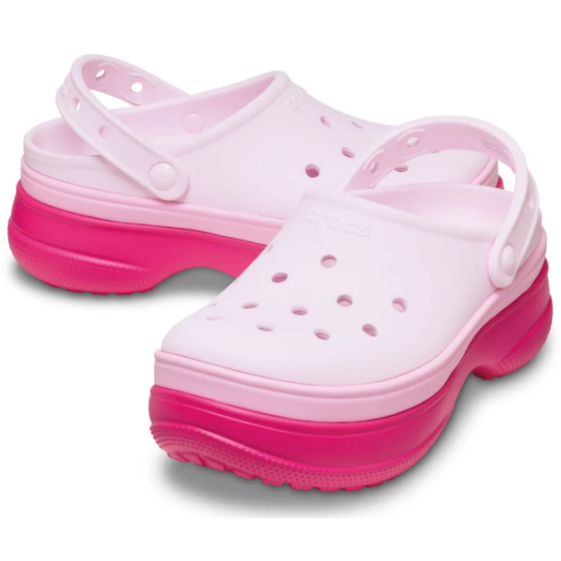 Сабо Crocs Classic Stacked Clog 39-40 р 25-25.5 см Рожеві 211355-M7/W9 Dragon Fruit - Фото 3 Сабо Crocs Classic Stacked Clog 39-40 р 25-25.5 см Рожеві 211355-M7/W9 Dragon Fruit - зображення 3