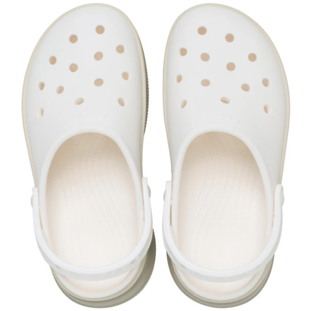 Сабо Crocs Classic Stacked Clog 36-37 р 22.5-23 см Білі 211355-M4/W6 White - Фото 4 Сабо Crocs Classic Stacked Clog 36-37 р 22.5-23 см Білі 211355-M4/W6 White - зображення 4