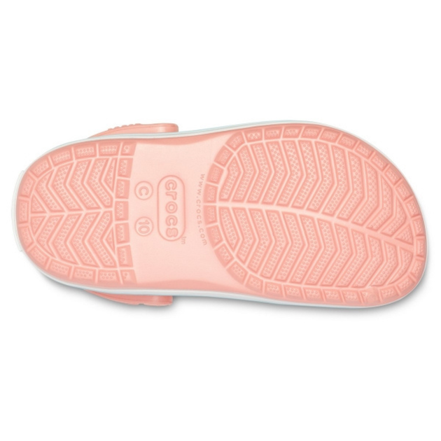 Дитячі сабо Crocs Crocband Kids Clog 32-33 р 19.2-20.0 см Персикові 204537-J1 Melon/Ice Blue - зображення 6