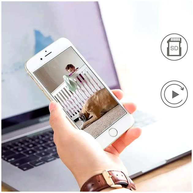 WIFI камера видеонаблюдения 3MP с ИК подсветкой и датчиком движения уличная YOOSEE yc101 цветная - изображение 5