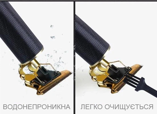 Триммер для стрижки волос MADORU беспроводной профессиональный USB черный - изображение 4