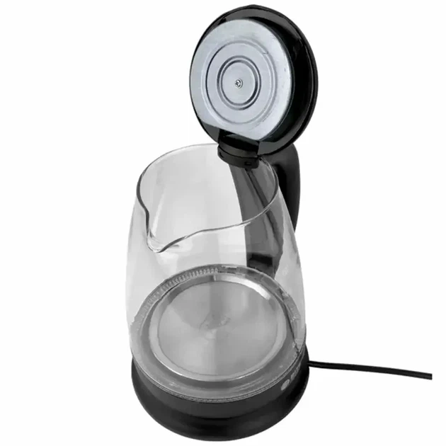 Электрочайник 1,8л 2400Вт стеклянный BITEK BT-3110 черный с LED подсветкой и защитой от перегрева - Фото 3 Электрочайник 1,8л 2400Вт стеклянный BITEK BT-3110 черный с LED подсветкой и защитой от перегрева - изображение 3