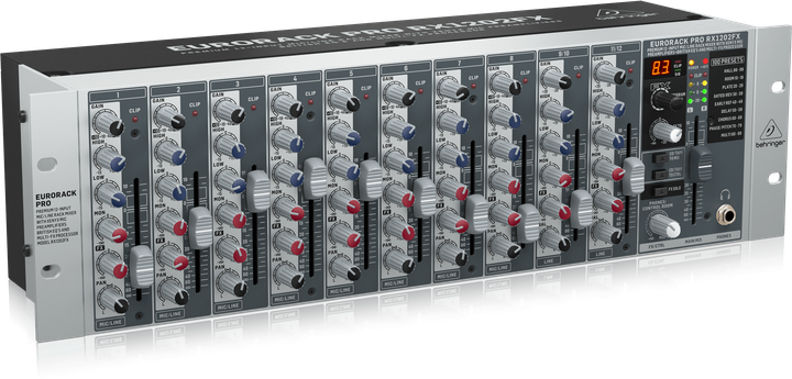 Мікшерний пульт Behringer EURORACK PRO RX1202FX (4033653071680) - Фото 4 Мікшерний пульт Behringer EURORACK PRO RX1202FX (4033653071680) - зображення 4