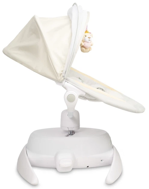 Leżaczek-bujaczek elektryczny 2w1 Caretero Opti Beige (5903076399601) - Zdjęcie 4 Leżaczek-bujaczek elektryczny 2w1 Caretero Opti Beige (5903076399601) - obraz 4