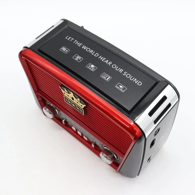 Радіоприймач акумуляторний з Bluetooth, MP3 та ліхтариком, Golon RX-BT455S AM / Портативне радіо - Фото 4 Радіоприймач акумуляторний з Bluetooth, MP3 та ліхтариком, Golon RX-BT455S AM / Портативне радіо - зображення 4