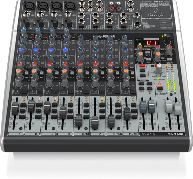 Мікшерний пульт Behringer Xenyx X1622USB (4033653021180) - Фото 2 Мікшерний пульт Behringer Xenyx X1622USB (4033653021180) - зображення 2