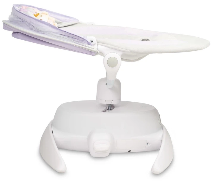 Leżaczek-bujaczek elektryczny 2w1 Caretero Opti Pink (5908310396156) - obraz 6