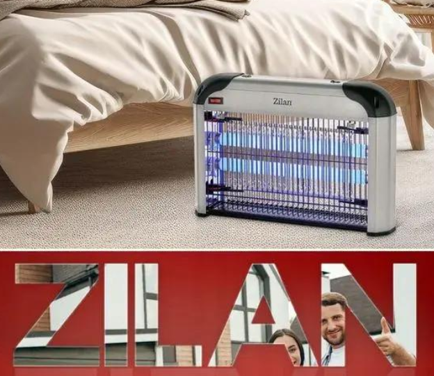 Уничтожитель насекомых с ультрафиолетом Zilan ZLN7071 70 м², 2×10 Вт, для дома и улицы, серый - изображение 10