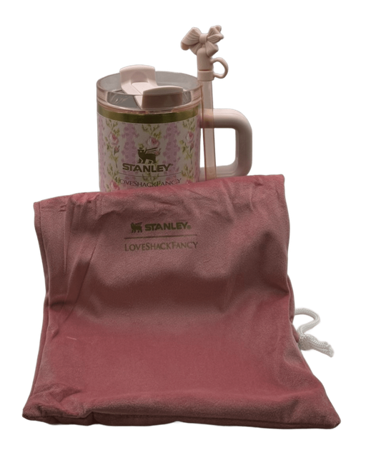 Термос термочашка Stanley Quencher H2.0 Tumbler з нержавіючої сталі 0,59 л LoveShackFancy Floral Pink KT6007860 - зображення 2