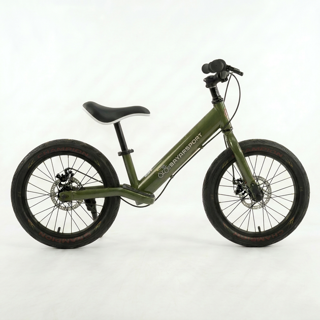 Дитячий біговел 16 дюймів BavarSport Champion 1411 від 4 років Green - зображення 2