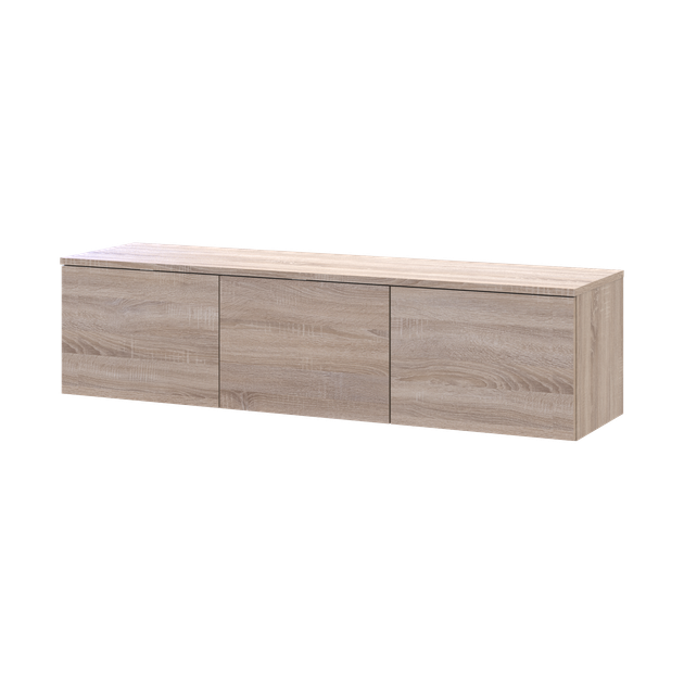 Тумба ТВ Doros Левия Дуб сонома 3Д 130х35х33 (41516301) - изображение 3