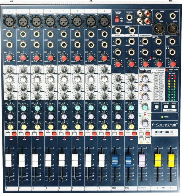 Мікшерний пульт Soundcraft EFX8 (688705007847) - Фото 1 Мікшерний пульт Soundcraft EFX8 (688705007847) - зображення 1