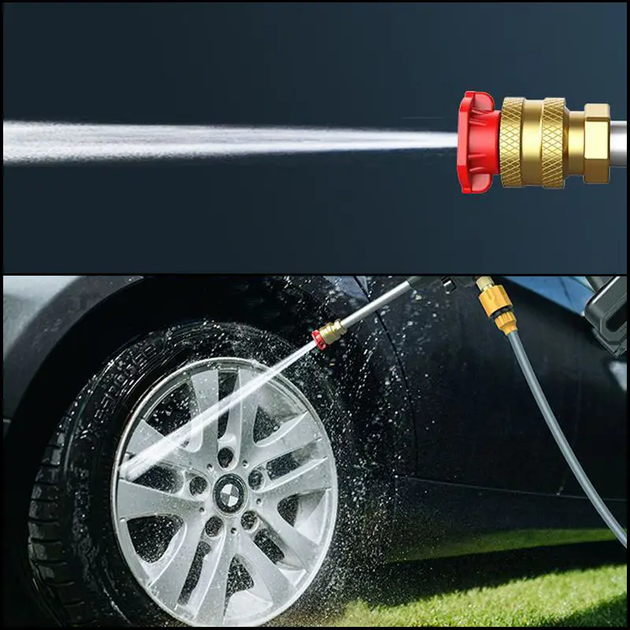 Аккумуляторная мойка высокого давления HydroClean 48V 5Ah 26bar – портативный беспроводной автомойка-пистолет в кейсе - изображение 2