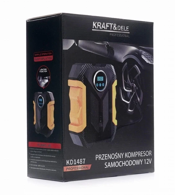 Автомобильный компрессор Kraft&Dele KD1487 12 В - изображение 5