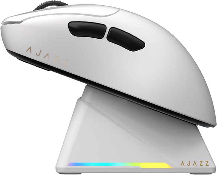 Миша Ajazz AJ179 APEX Wireless/Bluetooth/USB White Charging Dock (AJM179-A-W) - зображення 3