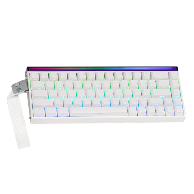 Ігрова магнітна клавіатура AULA HERO 68 HE / Magnetic Hall Effect / Meteor Magnetic Switch / 8000 Г / RGB / White / Білий - изображение 3