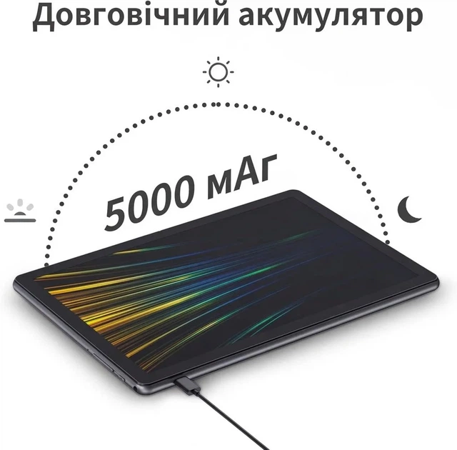 Планшет 10.1" Toscido T12 4/64Gb 2-SIM 8 ядра Android 10 5000 mAh Чорний - Б/В - зображення 3