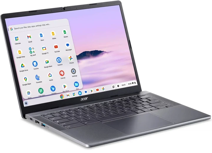 Ноутбук 14" Acer Chromebook Plus 514 (CB514-3H-R165) AMD Ryzen 3 7320C RAM 8GB eMMC 128GB 12год батарея ChromeOS (UKR) (101605735) - изображение 4