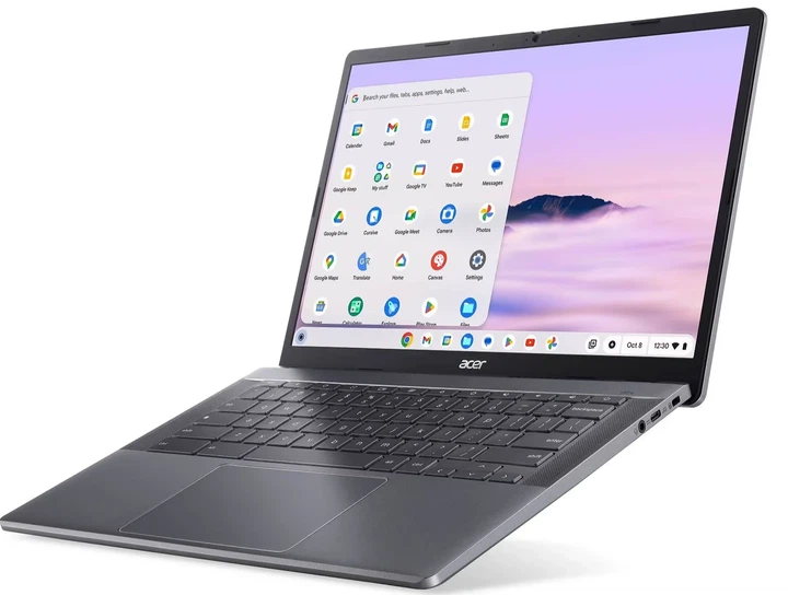 Ноутбук 14" Acer Chromebook Plus 514 (CB514-3H-R165) AMD Ryzen 3 7320C RAM 8GB eMMC 128GB 12год батарея ChromeOS (UKR) (101605735) - изображение 5