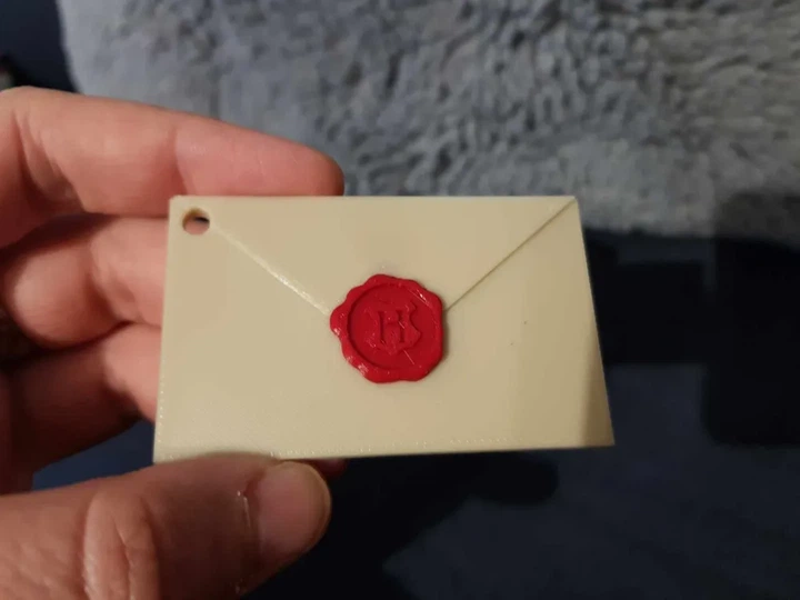 Подарункова бірка у вигляді листа з сургучною печаткою. Aivory - изображение 2
