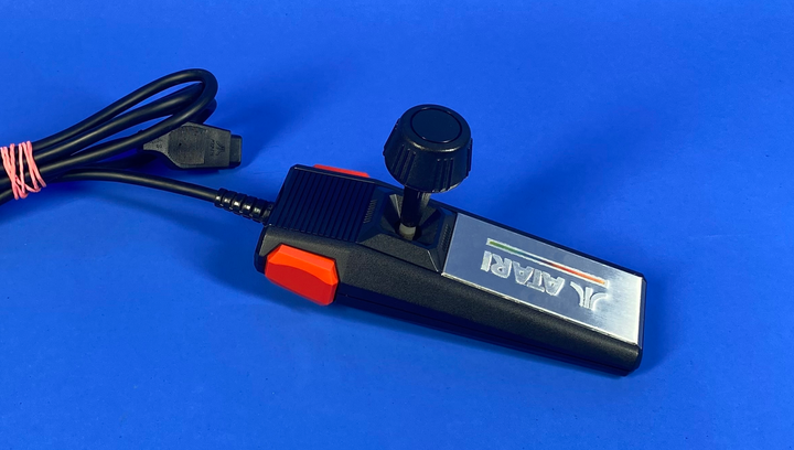 Геймпад Проводной Atari 2600 CX24 Joystick Сlassic Black 1.5m Б/У - изображение 2