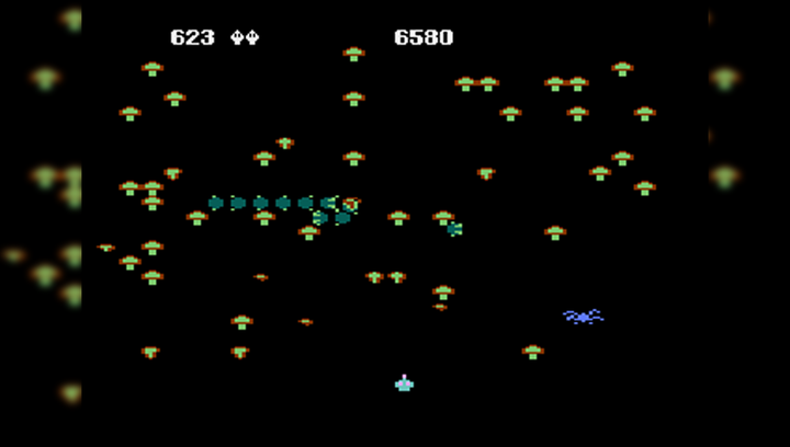Игра Atari 2600 Centipede Black Б/У - Фото 2 Игра Atari 2600 Centipede Black Б/У - изображение 2