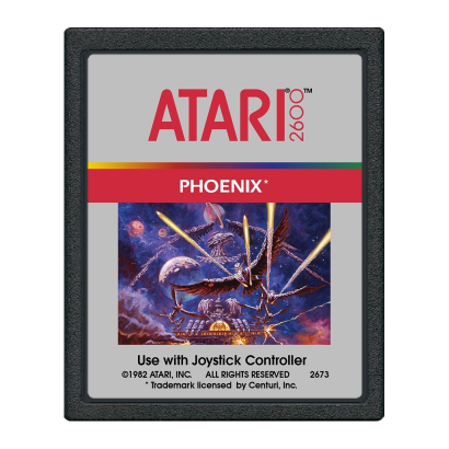 Игра Atari 2600 Phoenix Black Б/У - Фото 1 Игра Atari 2600 Phoenix Black Б/У - изображение 1