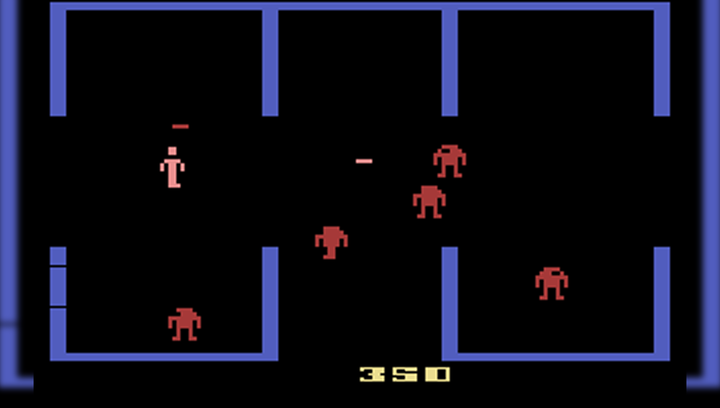 Игра Atari 2600 Berzerk Black Б/У - изображение 5