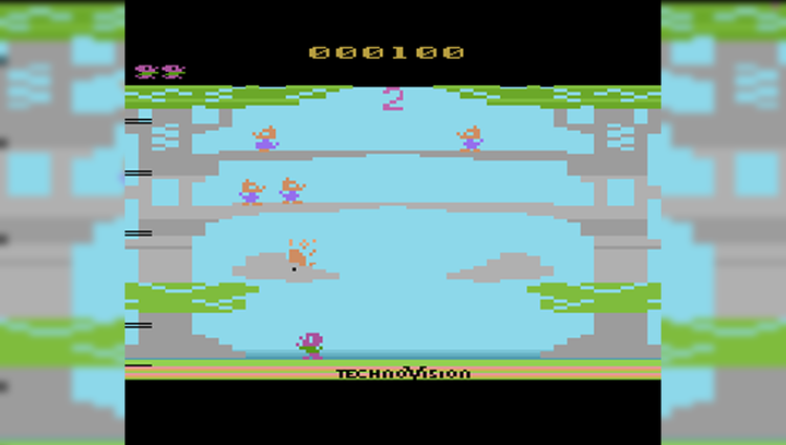 Игра Atari 2600 Nuts Black Б/У - изображение 5