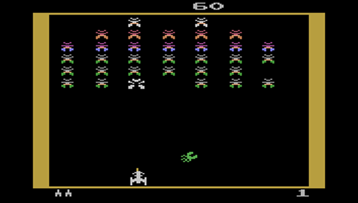Игра Atari 2600 Galaxian Black Б/У - изображение 6