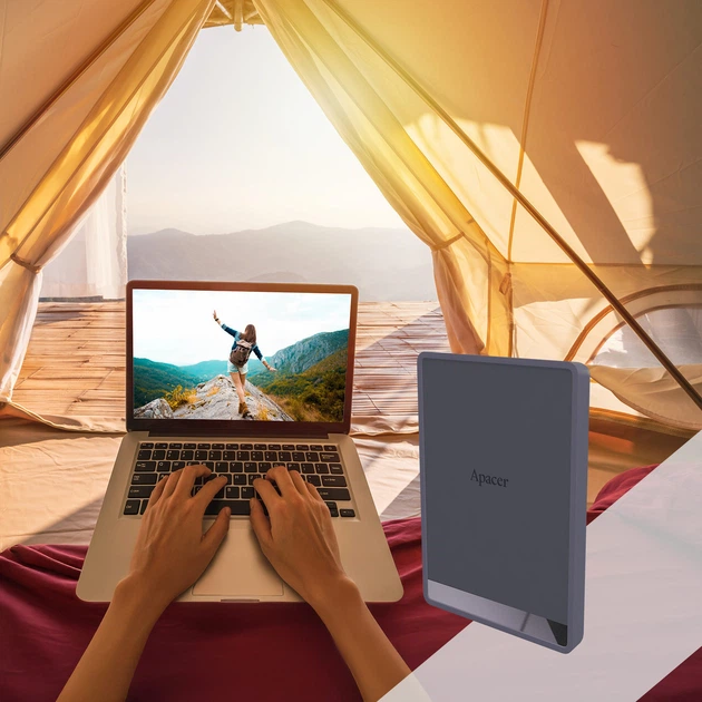 Накопичувач зовнішній SSD 512 GB Apacer AS724 Cream (AP512GAS724C-1) ( 12402 ) - Фото 3 Накопичувач зовнішній SSD 512 GB Apacer AS724 Cream (AP512GAS724C-1) ( 12402 ) - изображение 3