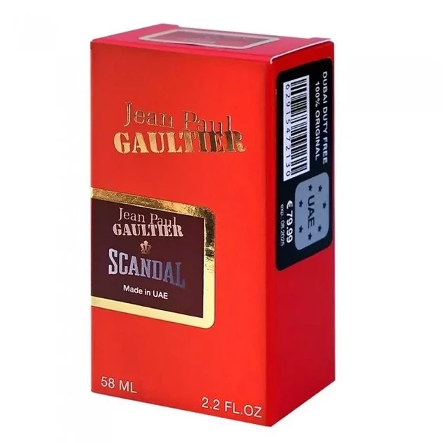Мужская парфюмированная вода No Brand (версия Jean Paul Gaultier Scandal), 58 ml - изображение 6