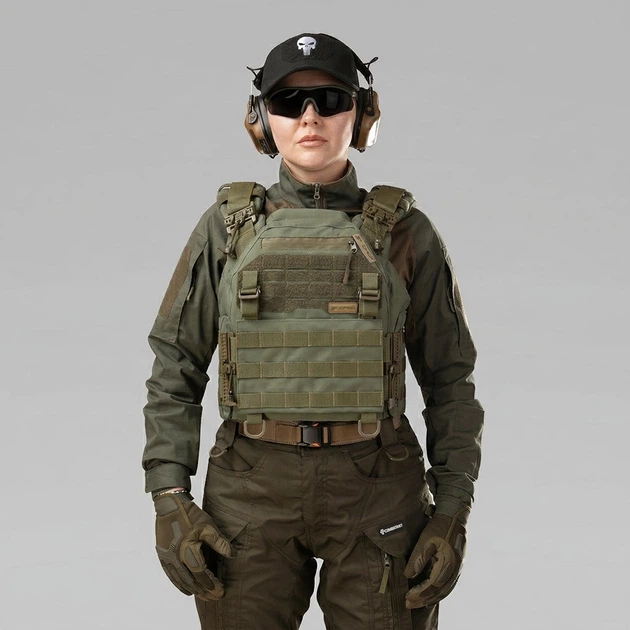 Плитоноска женская Warmor gen.3 FL SPECPROM (for Ladies). Без подсумков. С быстрым боковым и верхним сбросом (без плит). Олива - Фото 5 Плитоноска женская Warmor gen.3 FL SPECPROM (for Ladies). Без подсумков. С быстрым боковым и верхним сбросом (без плит). Олива - изображение 5