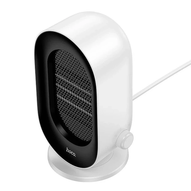 Тепловентилятор Hoco HX25 600W Heater White - зображення 3