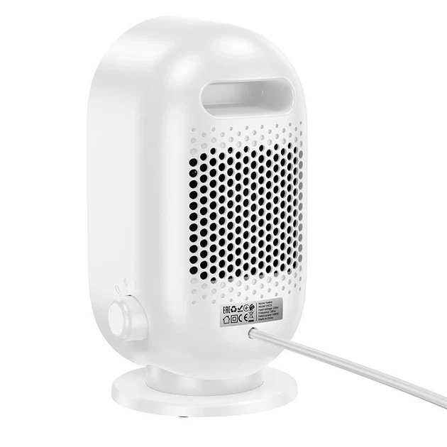 Тепловентилятор Hoco HX25 600W Heater White - зображення 5