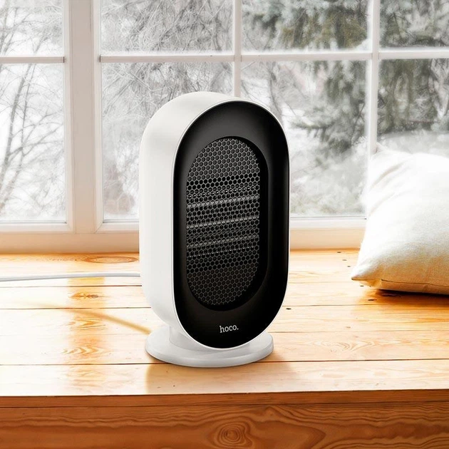 Тепловентилятор Hoco HX25 600W Heater White - зображення 7