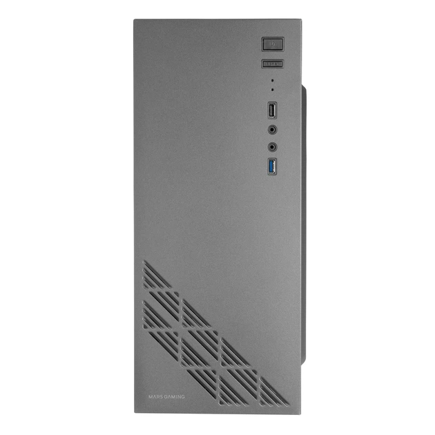 Корпус Mars Gaming MC100 / без БП / ATX / Micro-ATX / Mini-ITX / 1x90мм FRGB / USB 3.0 / Черный - изображение 2