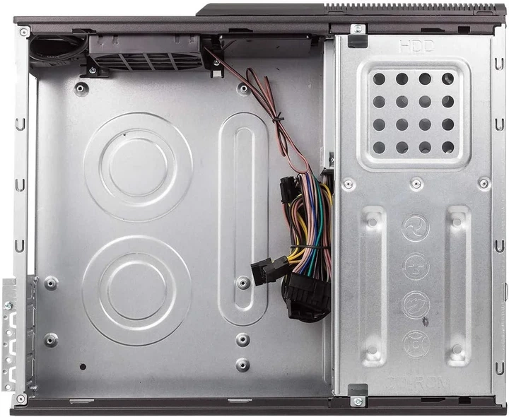 Комп'ютерний корпус Unykach Slim mATX UK 2010 / Чорний / з БЖ 450W - зображення 4