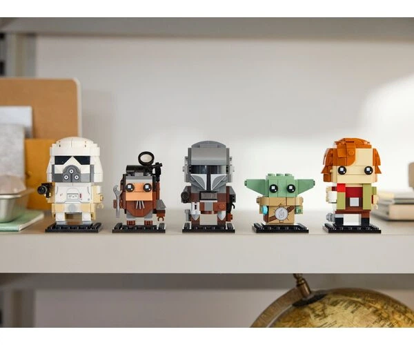 Конструктор LEGO Brick Headz Мандалорець та Грогу: Союзники та злодії (40856) - изображение 5